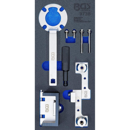 Insert de Servante d Atelier 1/3 - Coffret de Calage pour Ford 2.5, Volvo 1.6-2.5 2.4D Organisation et Protection - BGS