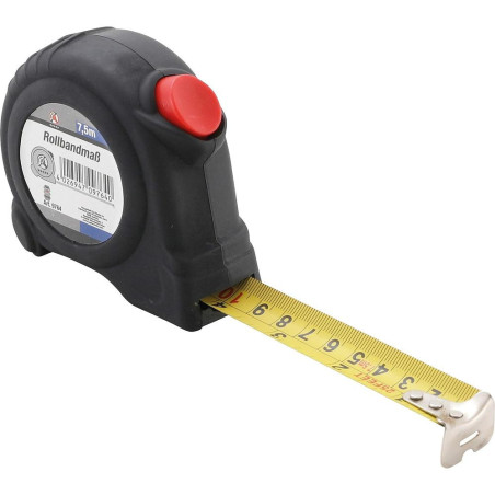 Mètre Ruban 7,5 m x 25 mm - Précision et Robustesse - BGS
