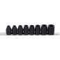 Jeu de Douilles à Choc Profil E 12,5 mm (1/2) E10 - E24 8 pcs - Acier Résistant - Usage Professionnel - D-Work Jeu de Douilles à Choc Profil E 12,5 mm (1/2) E10 - E24 8 pcs - Acier Résistant - Usage Professionnel - D-Work