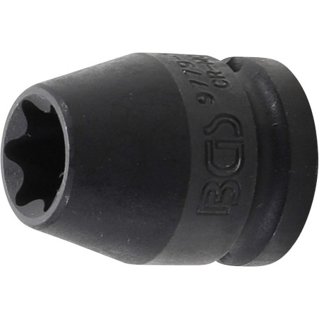 Douille à Choc Profil E 12,5 mm (1/2 ) E18 - Acier Résistant - Usage Professionnel et Précis - BGS