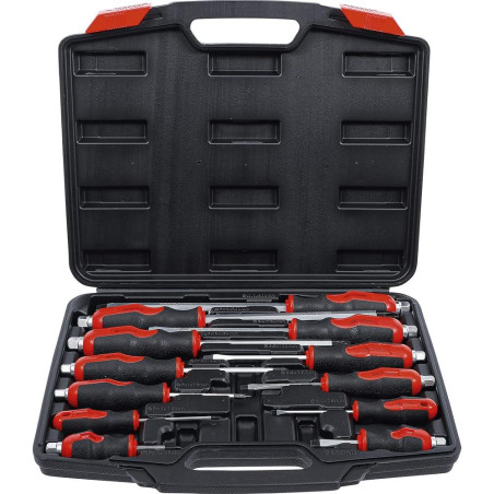Jeu de Tournevis 12 Pièces - Acier, Ergonomique et Polyvalent - - BGS