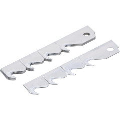 Jeu de Lames Crochets Sécables 5 pièces - Acier, 16,5 cm - Précision et Polyvalence - BGS