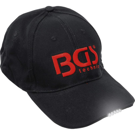 Casquette de Baseball avec Lumière LED - Taille Unique, Confortable et Pratique - Visibilité Améliorée - BGS