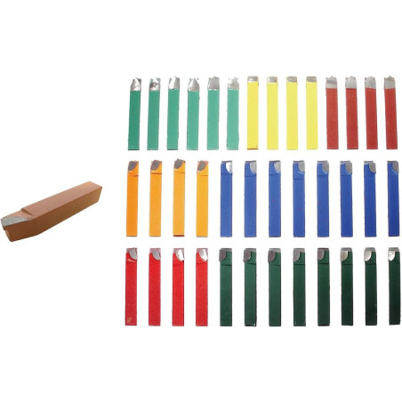 Jeu d Outils de Tournage 38 pcs - Acier, Précision et Polyvalence - Pro - D-Work