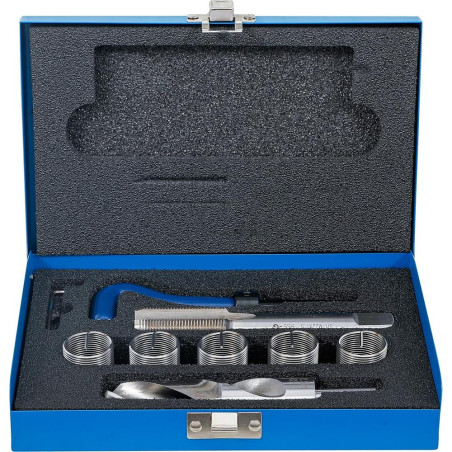 Kit de Réparation de Filets M22 x 1,5 - 9 Pièces - Réparation Précise et Durable - - BGS