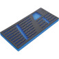 Coffret Vide pour Inserts de Servante d’Atelier 1/6 - Dimensions 23,8x7,7x24,4 cm - Polypropylène Robuste - Organisation e - BGS