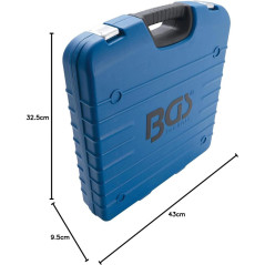 Coffret Vide pour Inserts de Servante d’Atelier 2/3 - Dimensions 48,2x10,7x51,2 cm - Résistant et Pratique pour Organisati - BGS