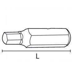 10 Embouts hexagonaux 2 mm - Acier - Usage polyvalent - ACTON
