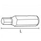 10 Embouts Hexagonal 2 mm - Acier - D-Work 10 Embouts Hexagonal 2 mm - Acier - D-Work