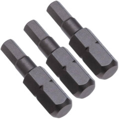 10 Embouts hexagonaux 3 mm - Acier - Usage polyvalent - ACTON
