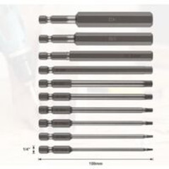 10 Embouts Hexagonal 5 mm - Acier - Usage Intensif - D-Work