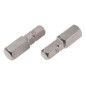 5 Embouts Hexagonal 8 mm - Acier - D-Work 5 Embouts Hexagonal 8 mm - Acier - D-Work