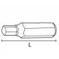 5 Embouts Hexagonal 8 mm - Acier - D-Work 5 Embouts Hexagonal 8 mm - Acier - D-Work