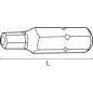 Embout hexagonal 4 mm pour vis inviolable - Acier - Sécurité renforcée - ACTON
