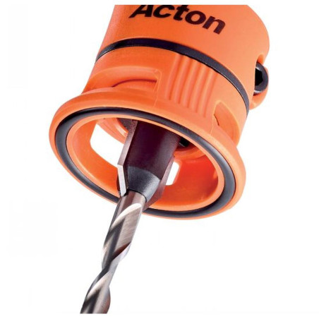Fraise HSS Ø4 mm avec 1 Foret et 1 Clé Allen - ACTON