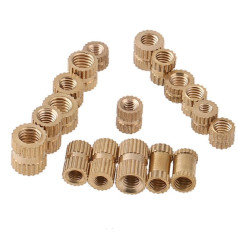 200 Écrous hexagonaux M4 - Laiton, norme DIN 934 - ACTON
