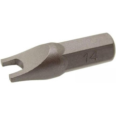 1 Embout Snake-Eyes pour Vis Inviolable 14 mm - Acier - D-Work