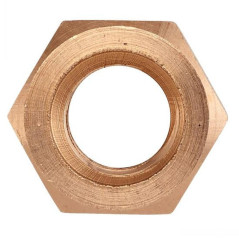 50 Ecrous Hexagonaux M18 mm (DIN 934), Laiton - D-Work
