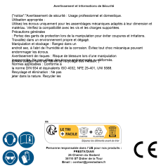 50 Ecrous Hexagonaux M16 mm - Laiton (DIN 934) - D-Work