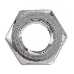 50 Écrous bas hexagonaux M12 - Laiton, norme DIN 439 - ACTON
