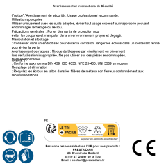 50 Ecrous Bas Hexagonaux M12 mm (DIN 439), Laiton - D-Work
