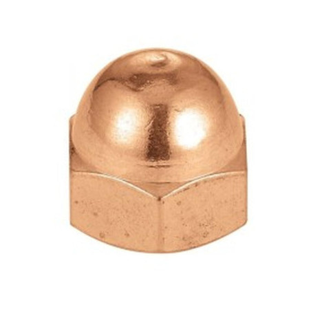 50 Ecrous Borgnes Décolletés M12 mm - NFE 27453 - Laiton - D-Work