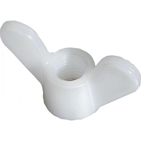 100 Écrous à oreilles M10 - Nylon 6.6 - Résistants et légers - ACTON