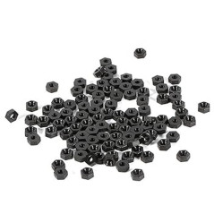 100 Écrous hexagonaux M12 - Nylon 6.6 - Type DIN 934 - ACTON
