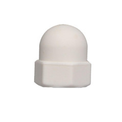100 Écrous borgnes M12 - Nylon 6.6, norme DIN 1587 - Résistants et isolants - ACTON
