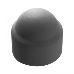 100 Caches écrous hexagonaux M10 gris anthracite - Polyéthylène - Protection et finition - ACTON