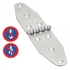 5 Charnières Type A 185 mm - Inox A2 - D-Work