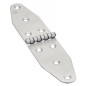 5 Charnières Type A 185 mm - Inox A2 - Résistantes et durables - ACTON
