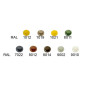 250 Capuchons Plastique Vis D. 6.3 mm - Polyethylene - D-Work 250 Capuchons Plastique Vis D. 6.3 mm - Polyethylene - D-Work