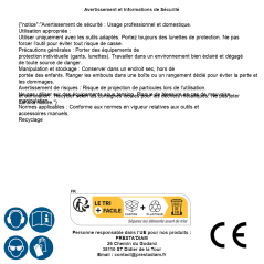 5 Embouts six lobes 30 mm - Acier - Usage industriel - ACTON