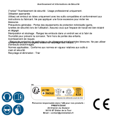 10 Embouts six lobes 6 mm - Acier - Précision et robustesse - ACTON