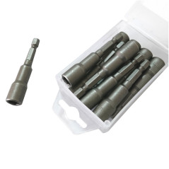 10 Magnetic Socket Bits 8x65mm x Q.6,35 mm (1/4") - 700285 - Beast