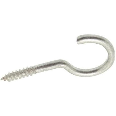 100 Crochets d’armoire à filetage bois 4x30 mm - Inox A2 - Résistants et durables - ACTON
