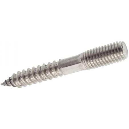 50 Pattes à vis 10x100 mm - Inox A2 - Fixation durable - ACTON