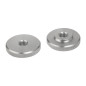 100 Écrous moletés bas M2,5 - Inox A1, norme DIN 467 - ACTON