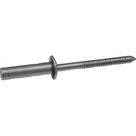 500 Rivets étanches tête plate 3,2x8 mm - Inox A2, norme ISO 16585 - Résistants et durables - ACTON