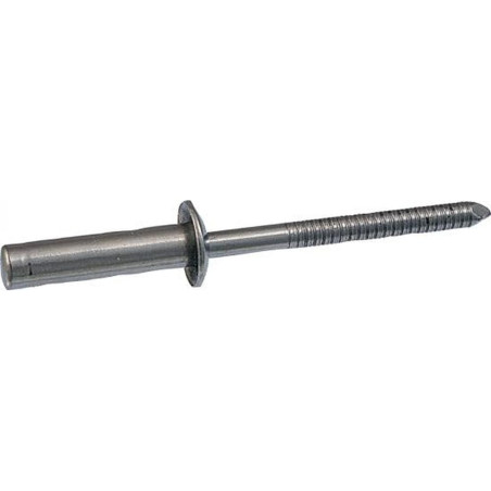 500 Rivets étanches tête plate 3,2x8 mm - Inox A2, norme ISO 16585 - Résistants et durables - ACTON