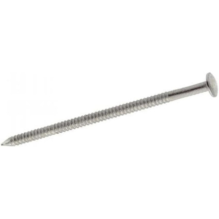 Pointe annelée tête bombée 5 kg - Inox A2 2,7x60 mm - Résistante et durable - ACTON