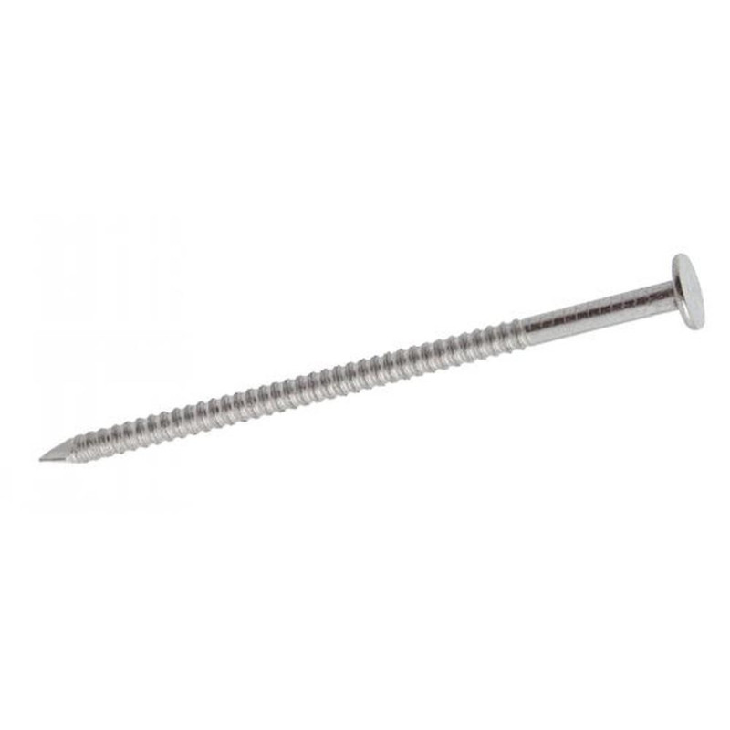 Pointe annelée tête plate 2,3x30 mm - Inox A2 - Résistante et durable - ACTON
