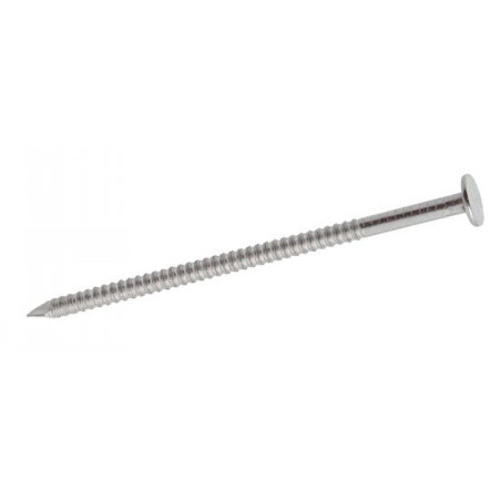 Pointe annelée tête plate 2,7x80 mm - Inox A2 - Résistante et durable - ACTON