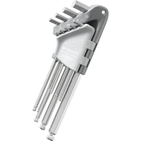 Jeu de 9 Clés Hexagonales - Inox - Taille variable - ACTON