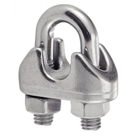 10 Serre-câbles à étrier M4 - Inox A4 - Résistants et anticorrosion - ACTON