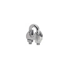 10 Serre-câbles à étrier M5 - Inox A4 - Résistants et durables - ACTON