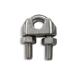10 Serre-câbles à étrier M3 - Inox A4 - Résistants et durables - ACTON