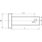Goupille percée 10x30 mm - Inox A4 - Résistante et durable - ACTON