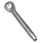 10 Embouts à œil à sertir 2,5 mm - Inox A4 - Résistants et durables - ACTON